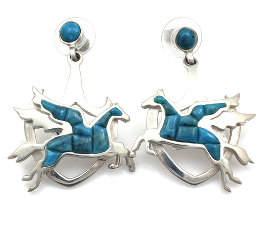 Horses In Flight Earrings
