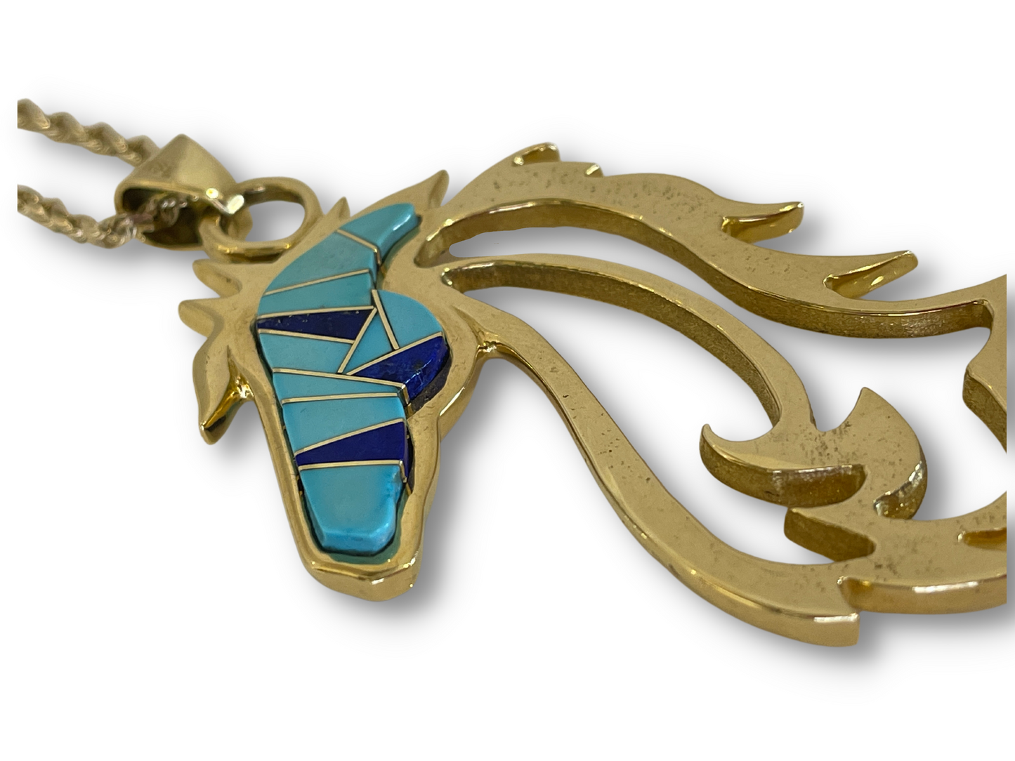 Horses In The Wind Pendant - Reversible