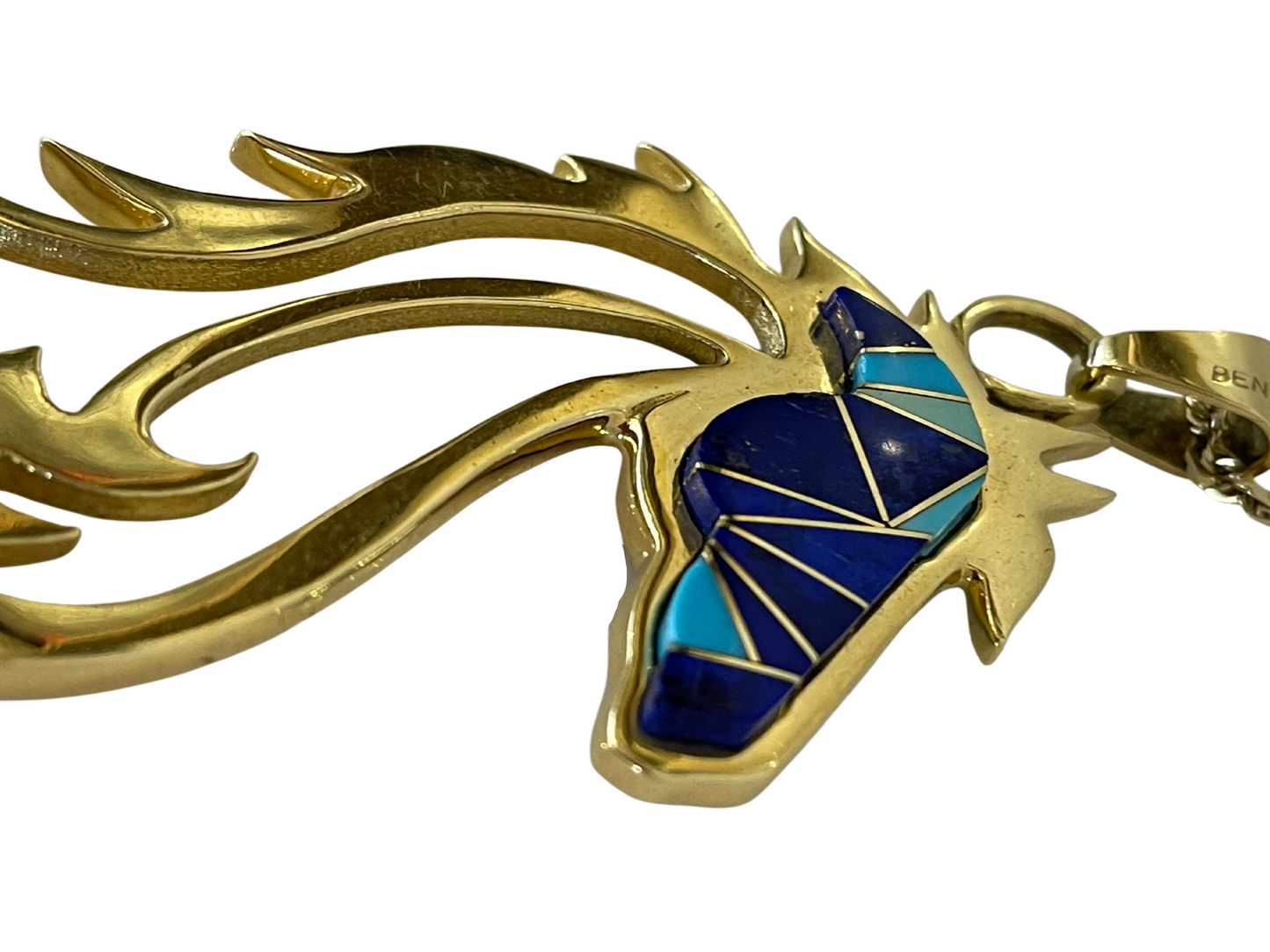 Horses In The Wind Pendant - Reversible
