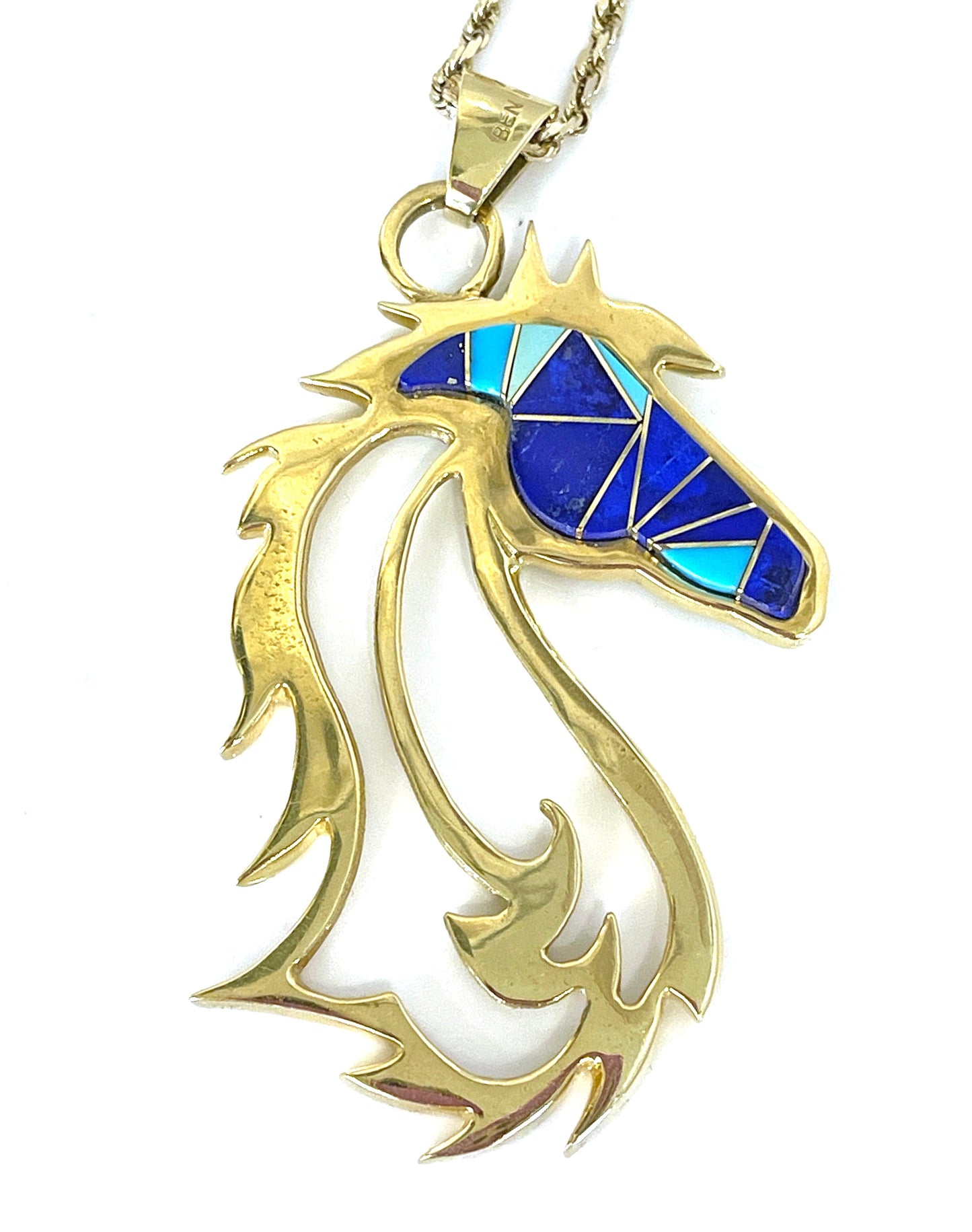 Horses In The Wind Pendant - Reversible
