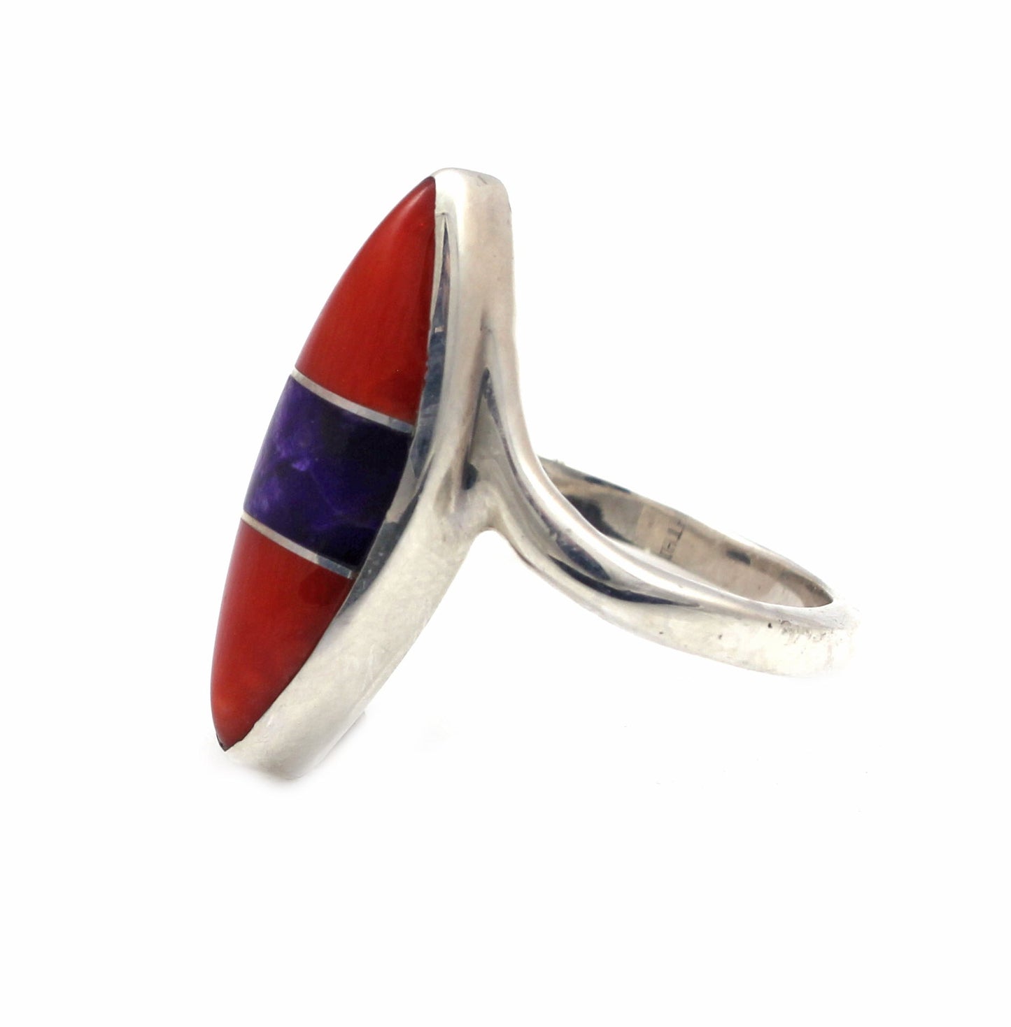 Inlaid Marquise Ring