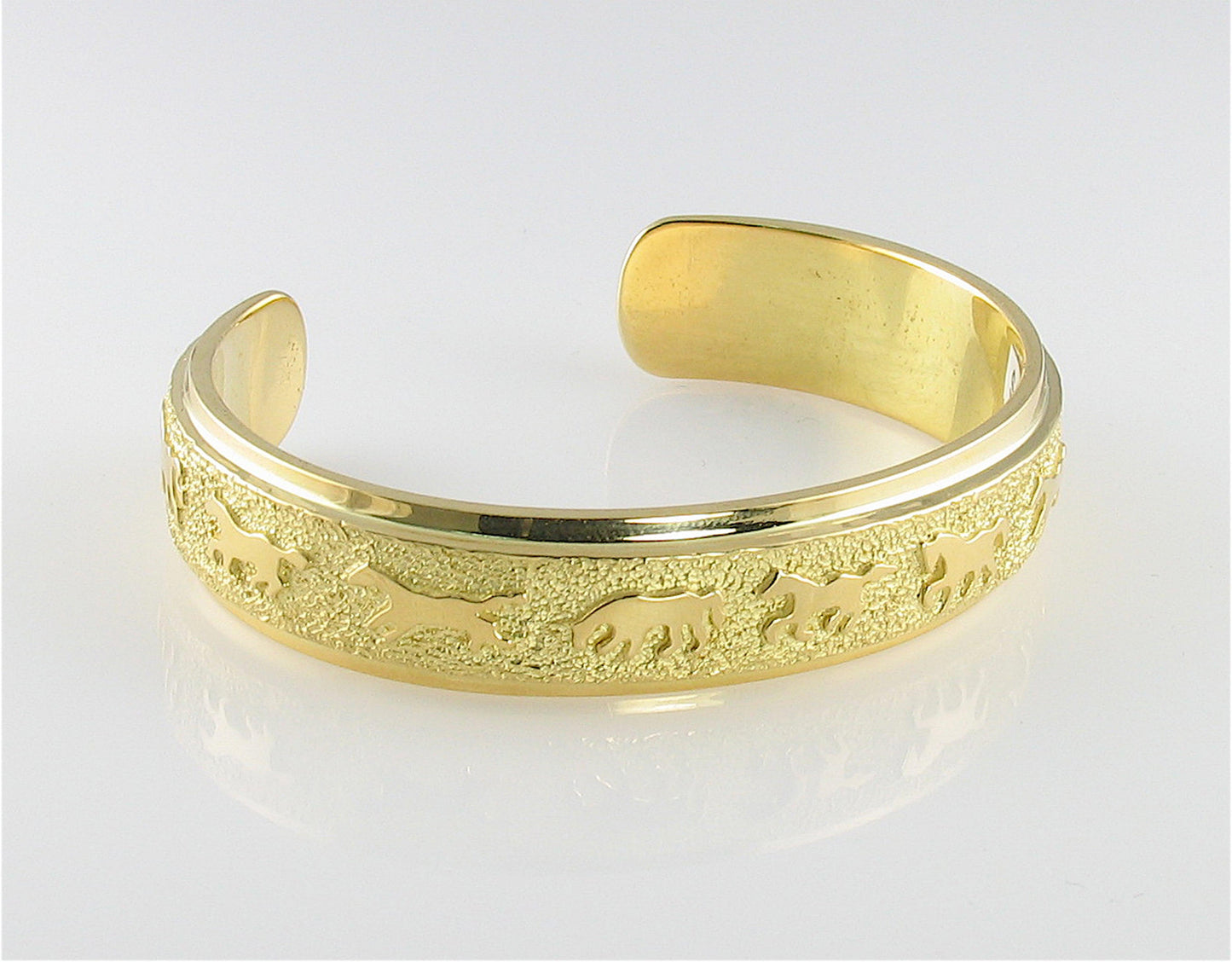 Narrow Running Horse Bracelet