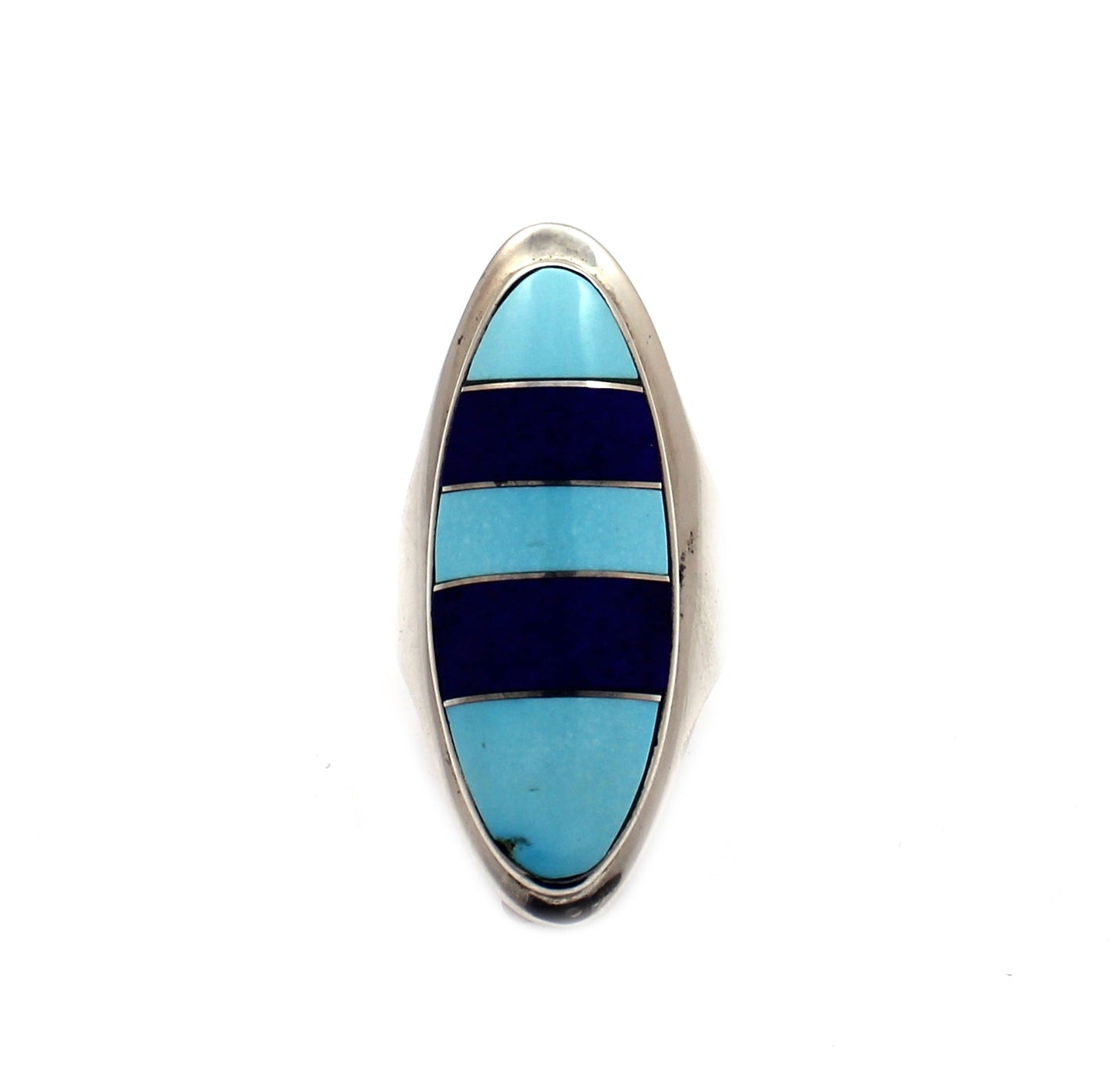 Oval Top Inlay Ring