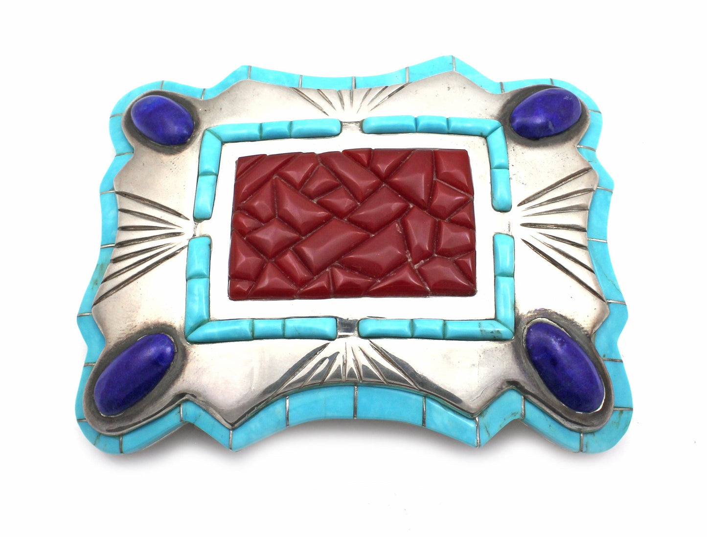 Ovals On Corners Buckle