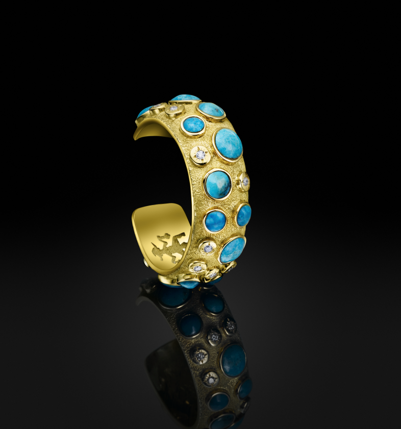 Raised Multi Circle Bracelet