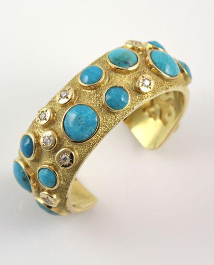 Raised Multi Circle Bracelet