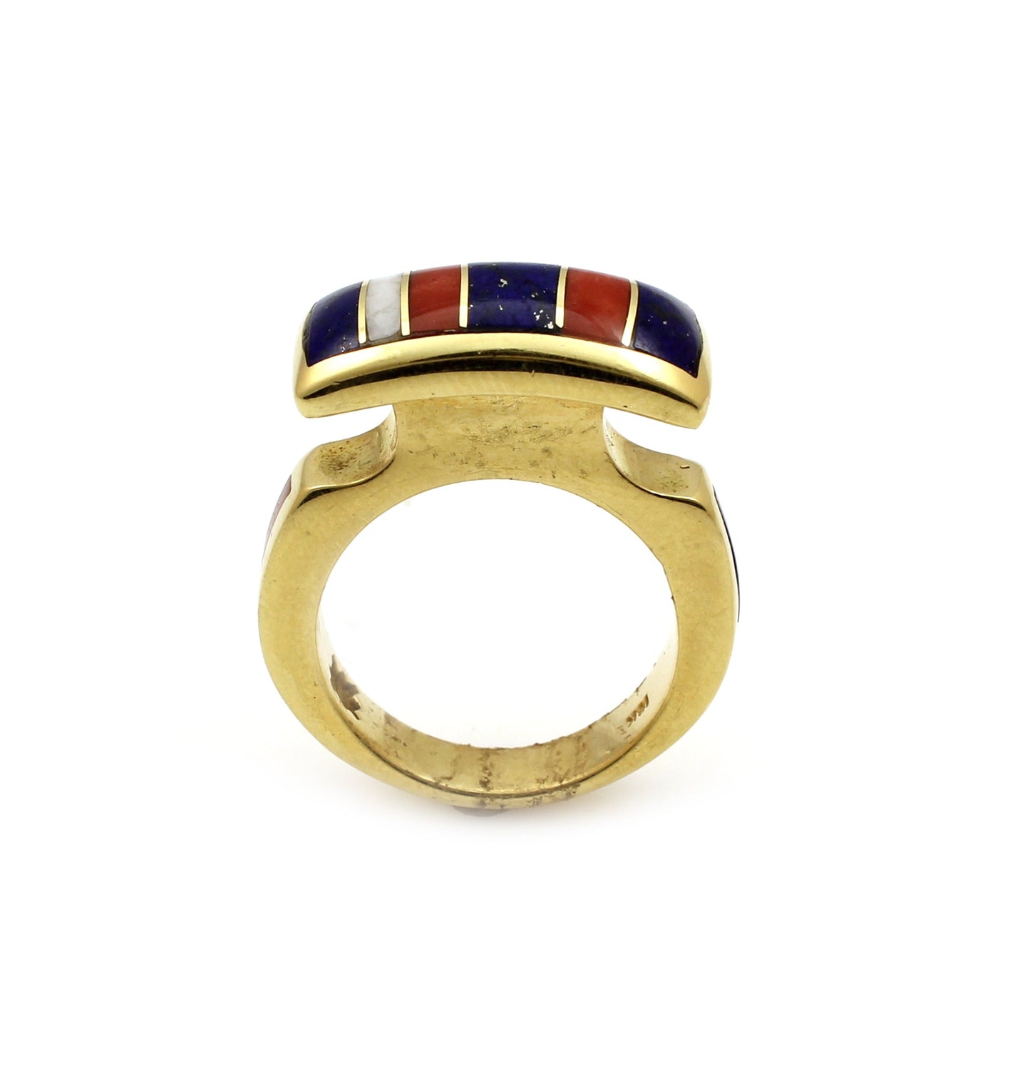 Raised Rectangular Post Ring