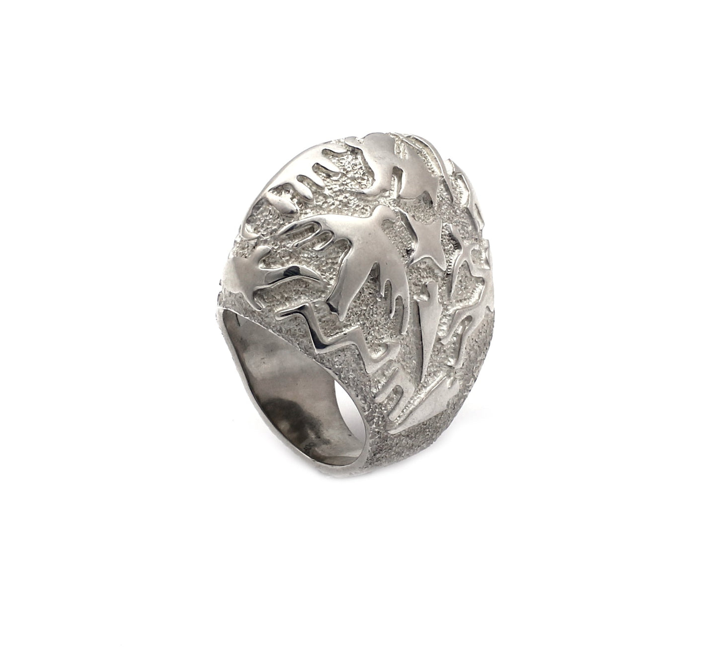 Rock Art Oblong Dome Ring