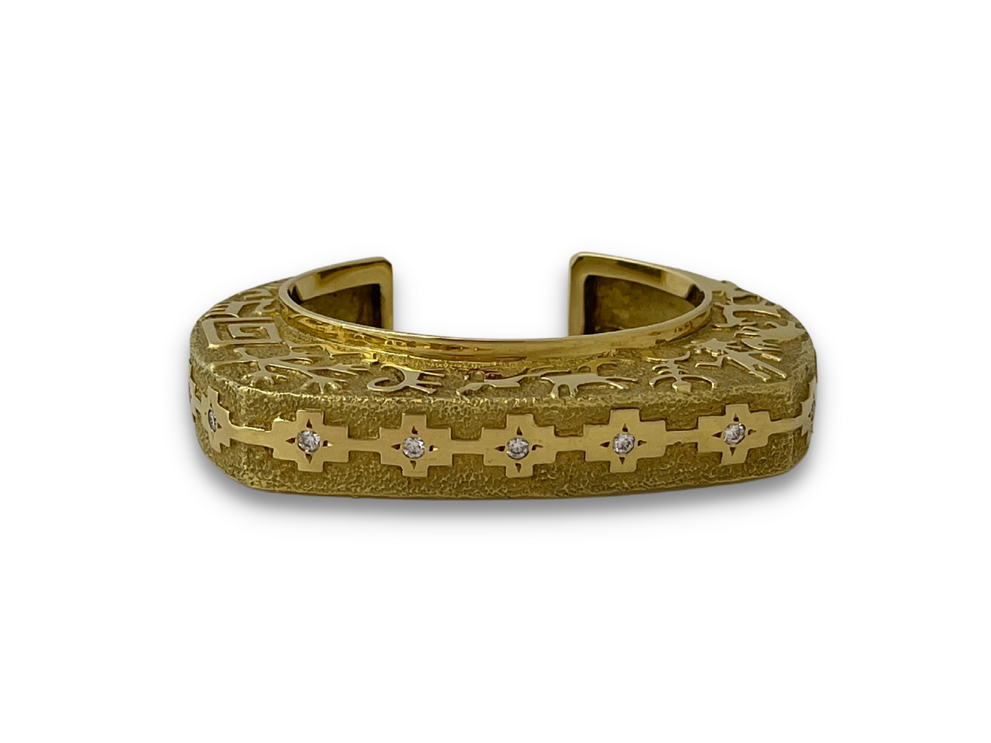 Rock Art Square Dome Bracelet