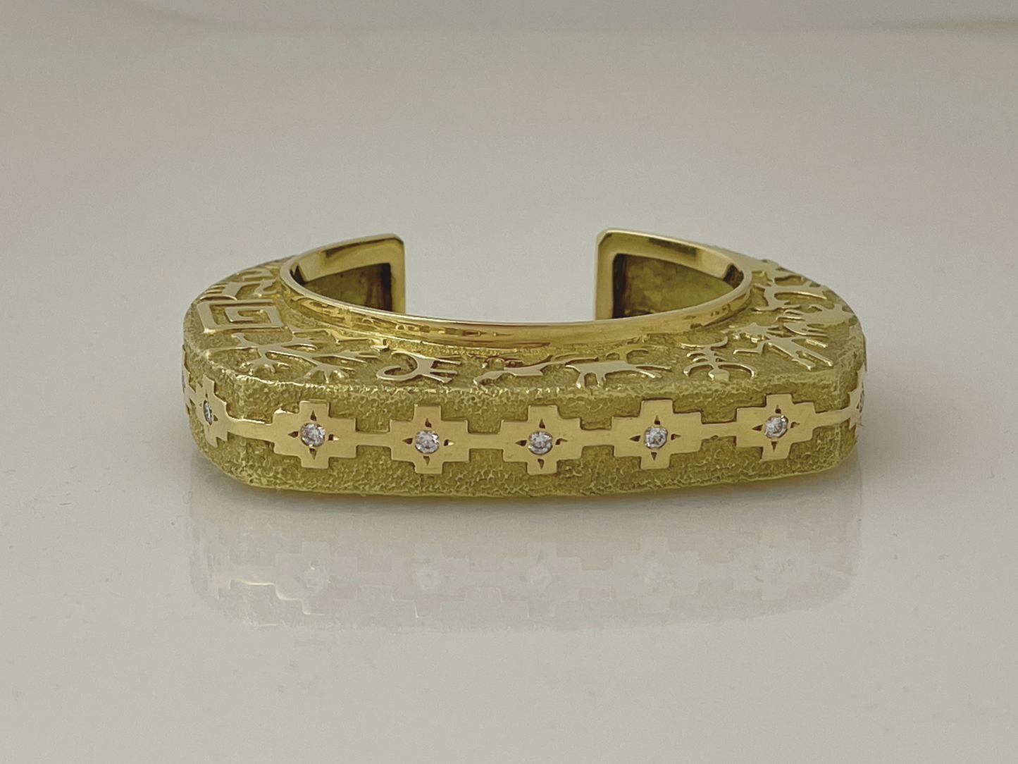 Rock Art Square Dome Bracelet