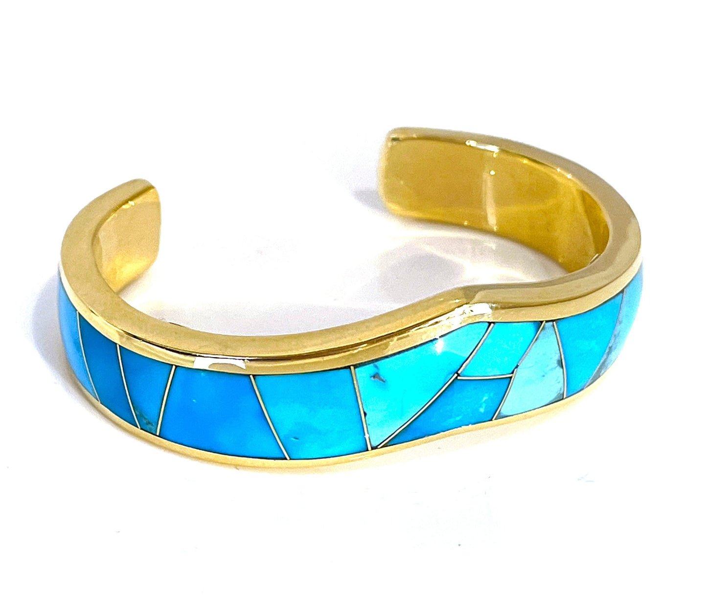 Single ‘V’ Top Inlay Bracelet