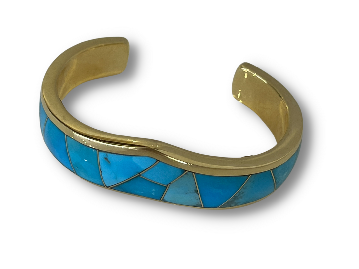 Single ‘V’ Top Inlay Bracelet