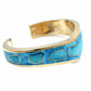 Single V Top Inlay Cuff Bracelet-Jewelry-Ben Nighthorse-Sorrel Sky Gallery