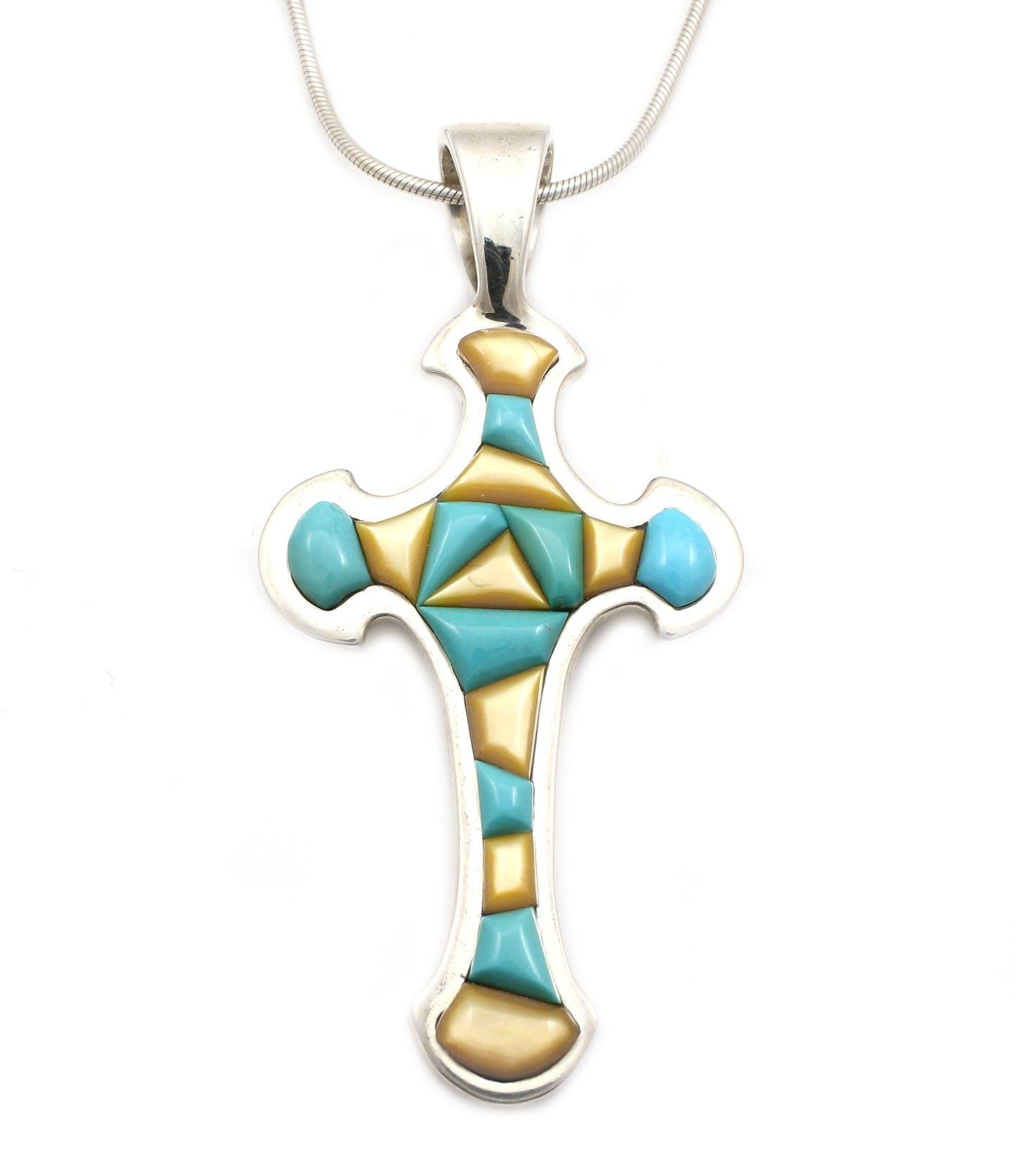 Swirl Of Cross Pendant