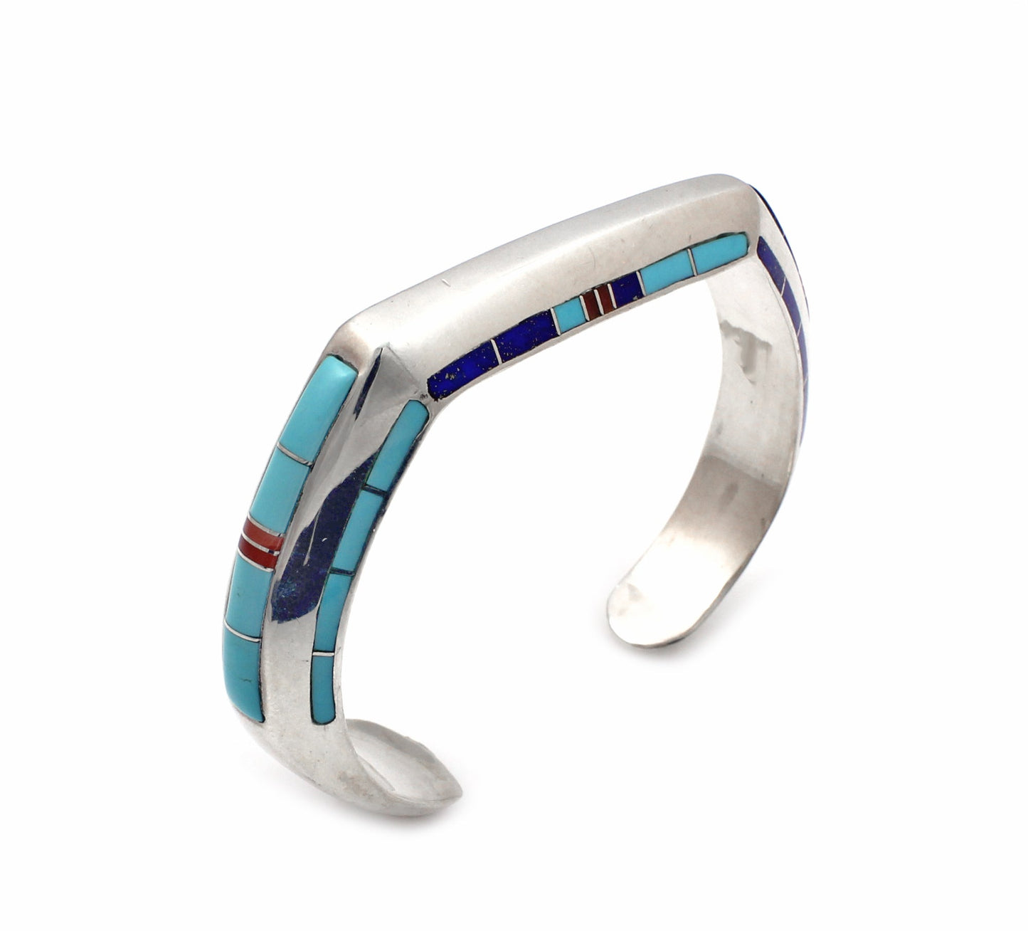 Triangular Edge Inlay Bracelet