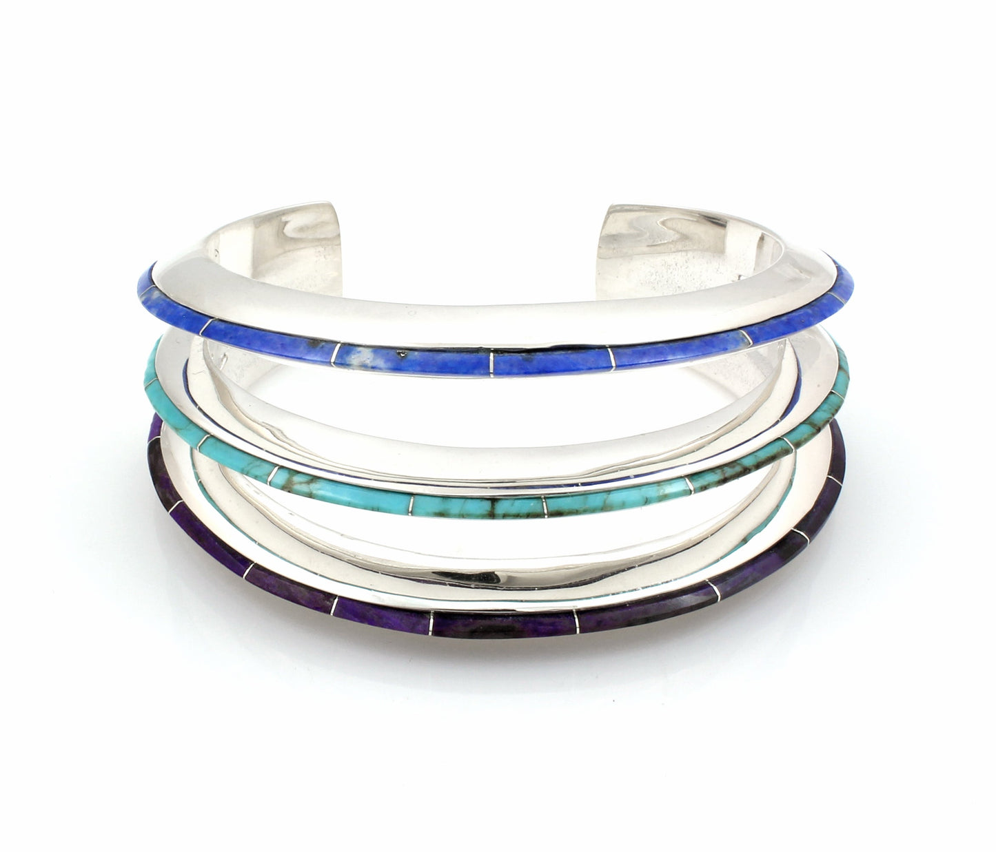 Triple Slim Line Cuff Bracelet