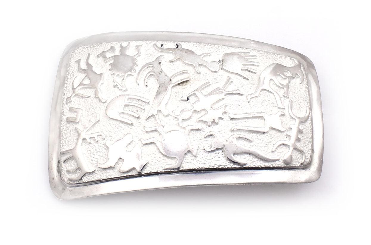 Wedge Rock Art Belt Buckle-Jewelry-Ben Nighthorse-Sorrel Sky Gallery