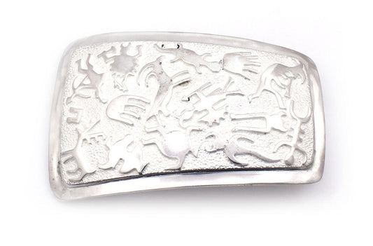 Wedge Rock Art Belt Buckle-Jewelry-Ben Nighthorse-Sorrel Sky Gallery