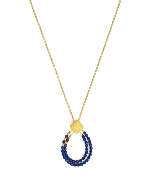 Clini Necklace Lapis-Jewelry-Bernd Wolf-Sorrel Sky Gallery