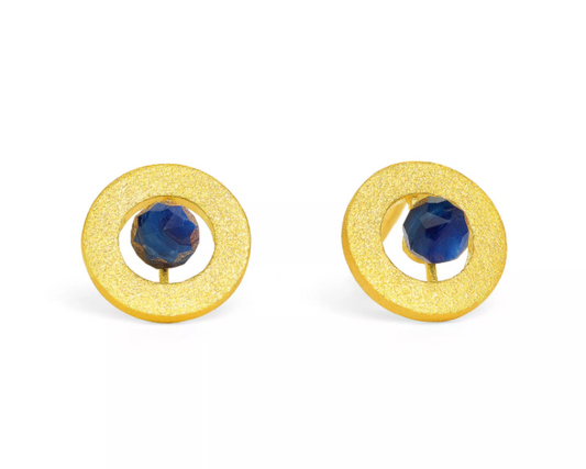 Piria Earstud - Kyanite-Jewelry-Bernd Wolf-Sorrel Sky Gallery