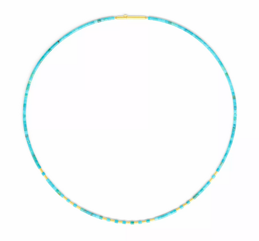 Turquoise Reinati Necklace-Jewelry-Bernd Wolf-Sorrel Sky Gallery