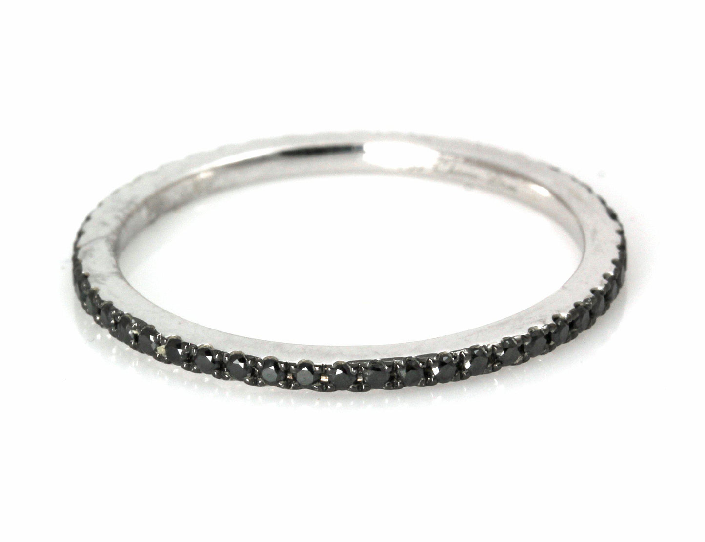 Black Diamond Eternity Band-jewelry-Cherie Dori-Sorrel Sky Gallery