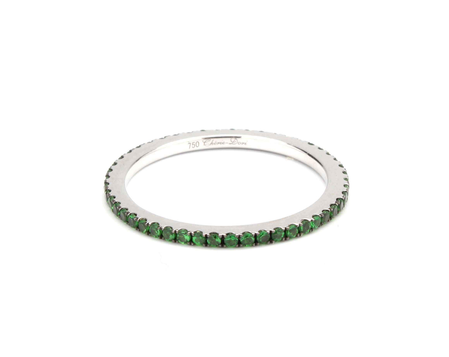 Green Garnet Eternity Band-jewelry-Cherie Dori-Sorrel Sky Gallery