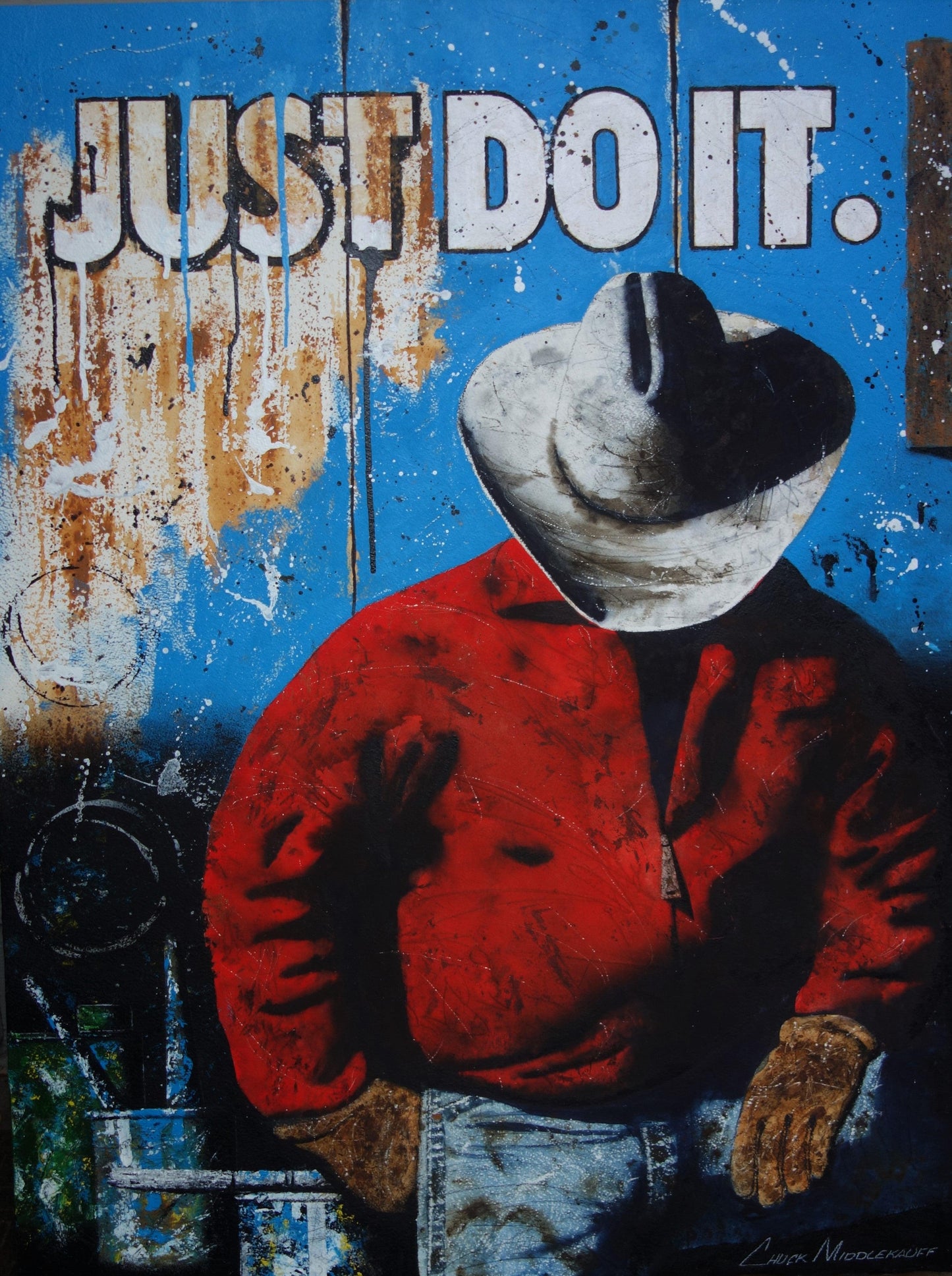 Cowboy Up-Painting-Chuck Middlekauff-Sorrel Sky Gallery