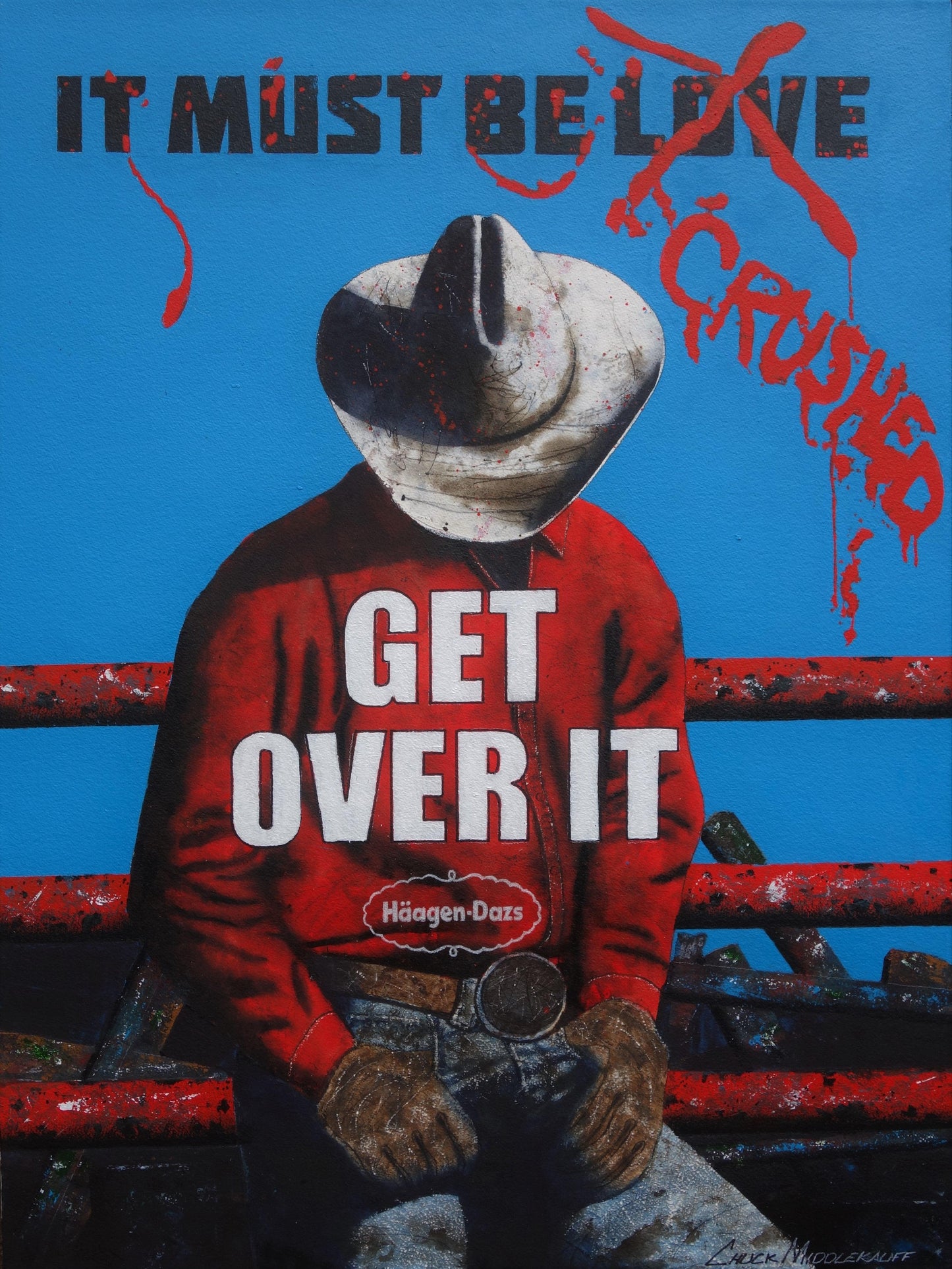 Haagen Dazs A Broken Heart Good-Painting-Chuck Middlekauff-Sorrel Sky Gallery