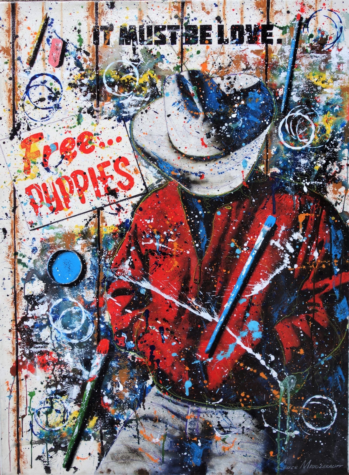 Puppy Love-Painting-Chuck Middlekauff-Sorrel Sky Gallery