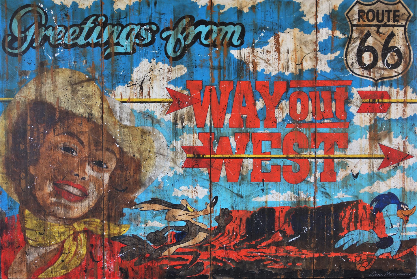 The Wild and Wacky West Road Trip-Painting-Chuck Middlekauff-Sorrel Sky Gallery