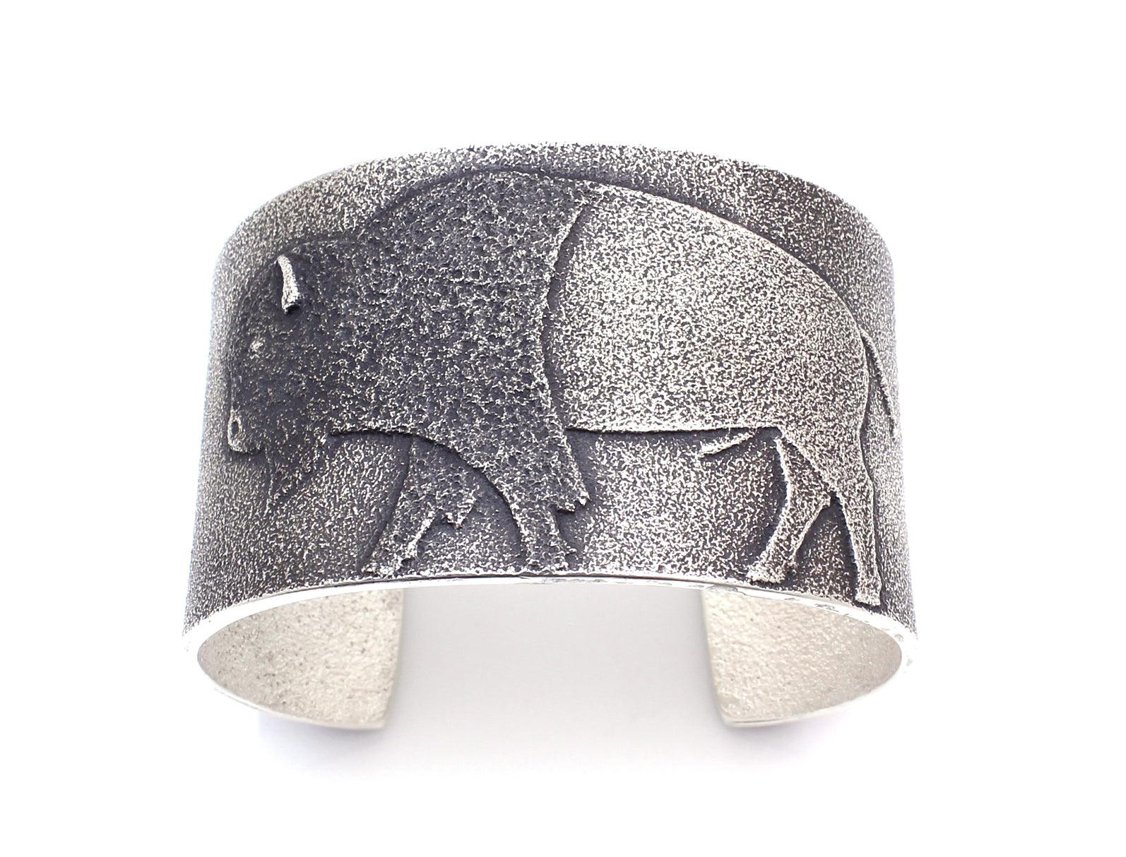 Buffalo Bracelet - Sandcast-Jewelry-Darryl Dean & Rebecca Begay-Sorrel Sky Gallery