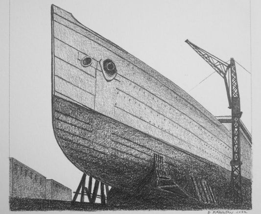 Study for Aquitania-Drawing-David Knowlton-Sorrel Sky Gallery