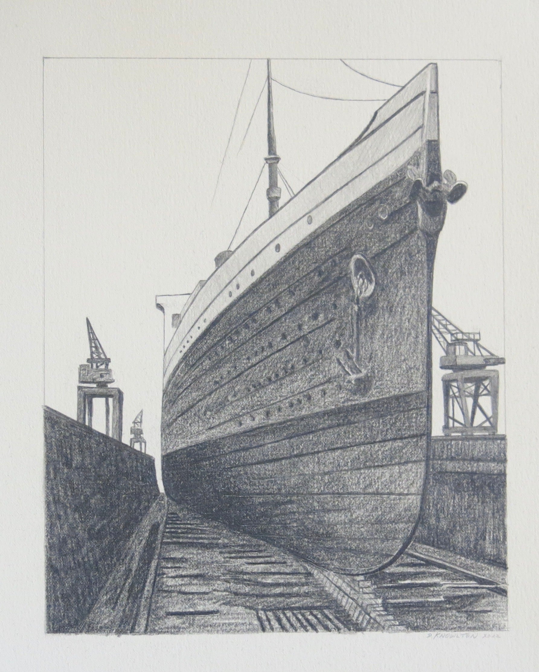 Study for Leviathan-Drawing-David Knowlton-Sorrel Sky Gallery