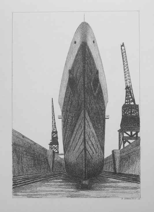 Study for The Queen-Drawing-David Knowlton-Sorrel Sky Gallery