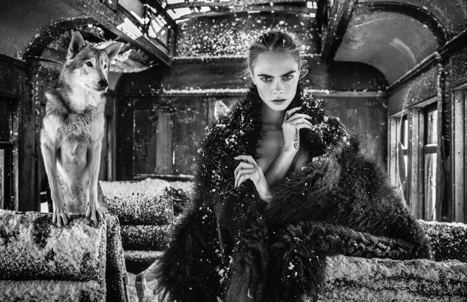 The Girl On The Train-Photographic Print-David Yarrow-Sorrel Sky Gallery