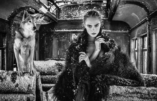 The Girl On The Train-Photographic Print-David Yarrow-Sorrel Sky Gallery