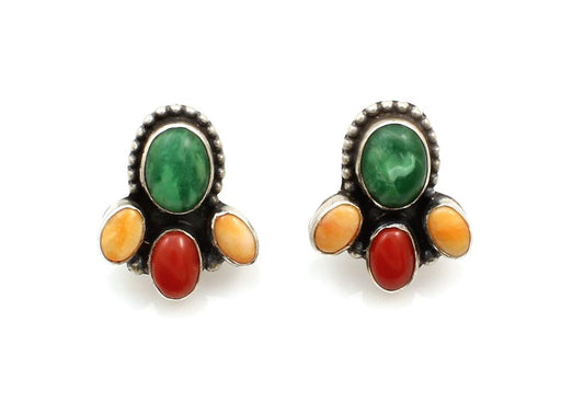 4 Part Stone Earrings-Jewelry-Don Lucas-Sorrel Sky Gallery