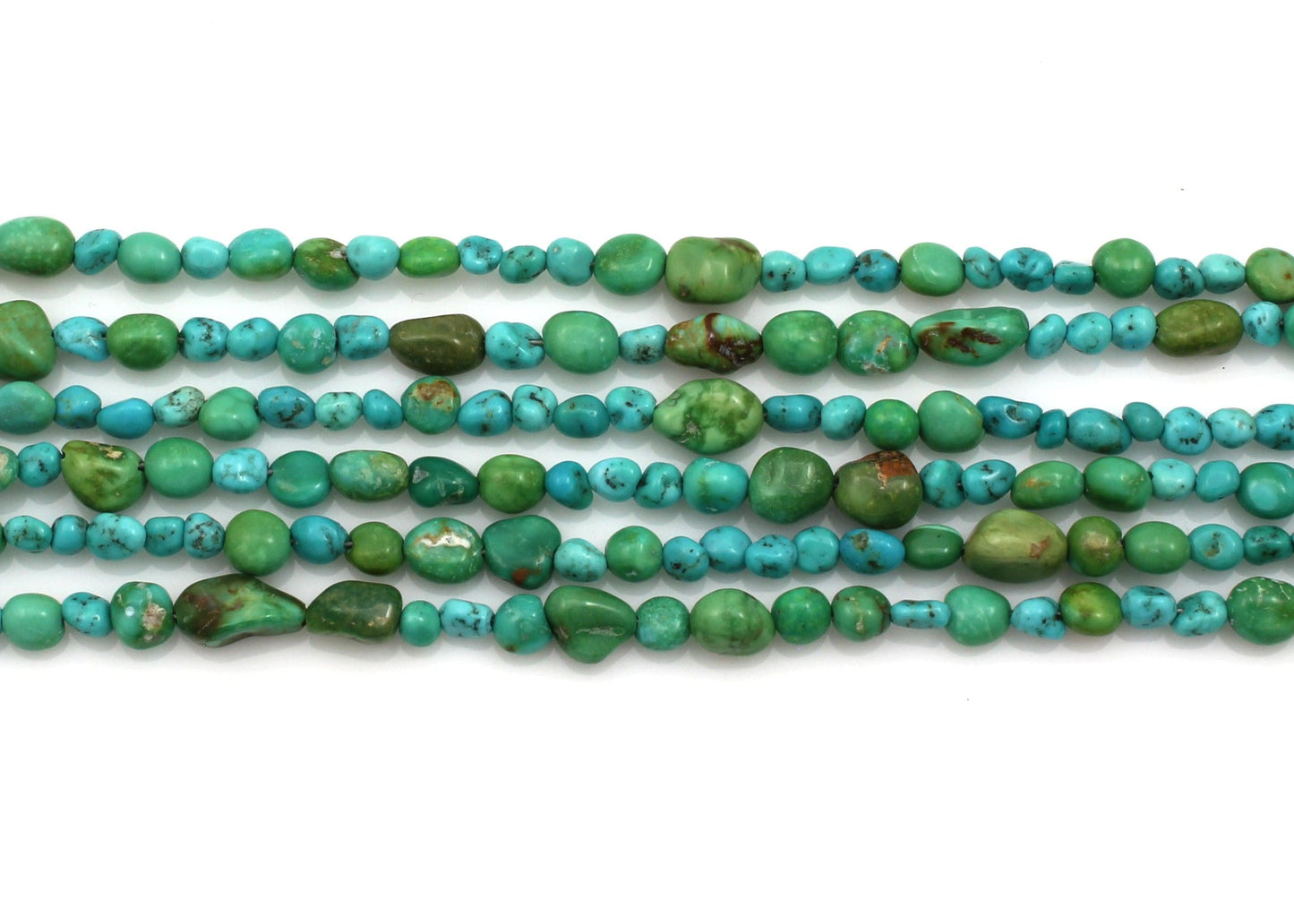 6 Strand Turquoise Necklace-Jewelry-Don Lucas-Sorrel Sky Gallery