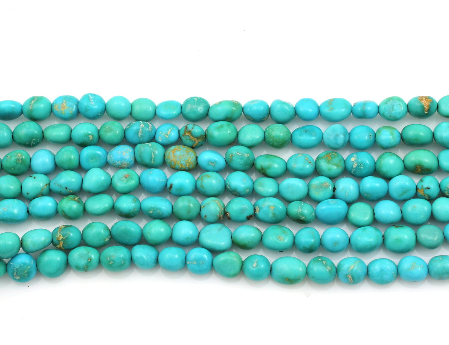 7 Strand Turquoise Necklace-Jewelry-Don Lucas-Sorrel Sky Gallery
