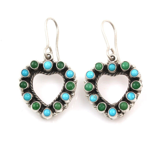 Heart Drop Earrings-Jewelry-Don Lucas-Sorrel Sky Gallery