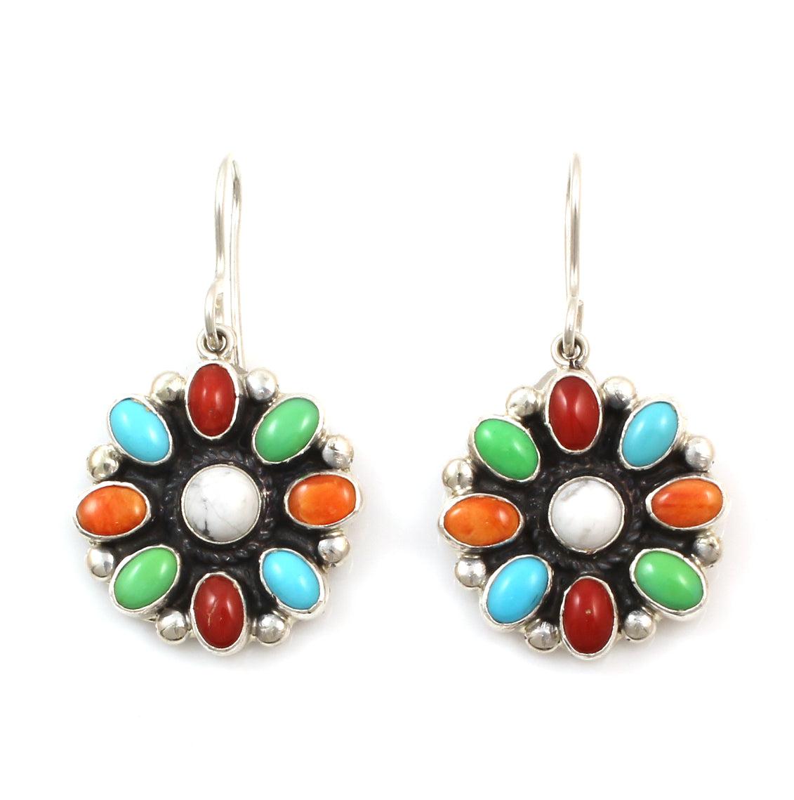 Multi Stone Drop Earrings-Jewelry-Don Lucas-Sorrel Sky Gallery