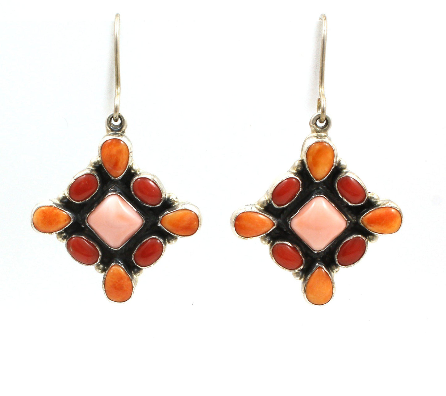 Multicolor Drop Earrings-Jewelry-Don Lucas-Sorrel Sky Gallery