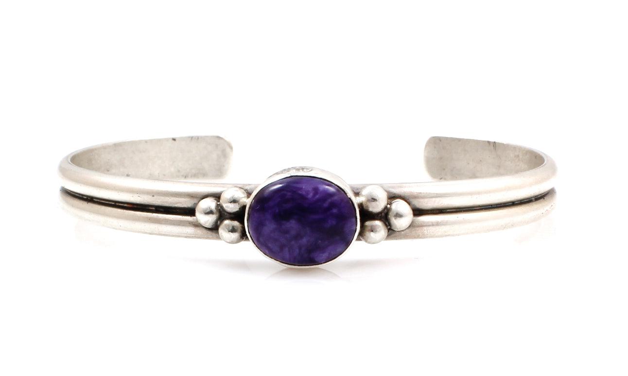 Single Stone Cuff-Jewelry-Don Lucas-Sorrel Sky Gallery