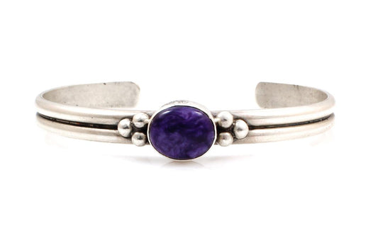 Single Stone Cuff-Jewelry-Don Lucas-Sorrel Sky Gallery