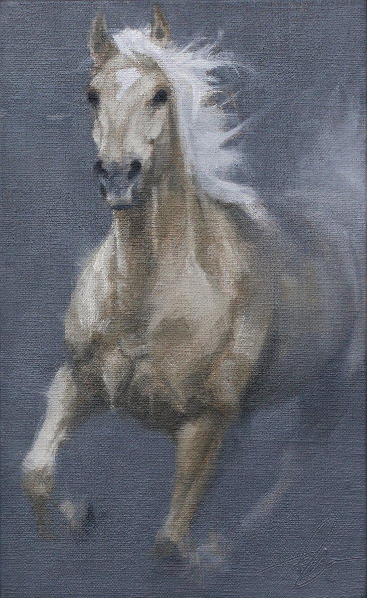 Palomino Dark-Painting-Doyle Hostetler-Sorrel Sky Gallery