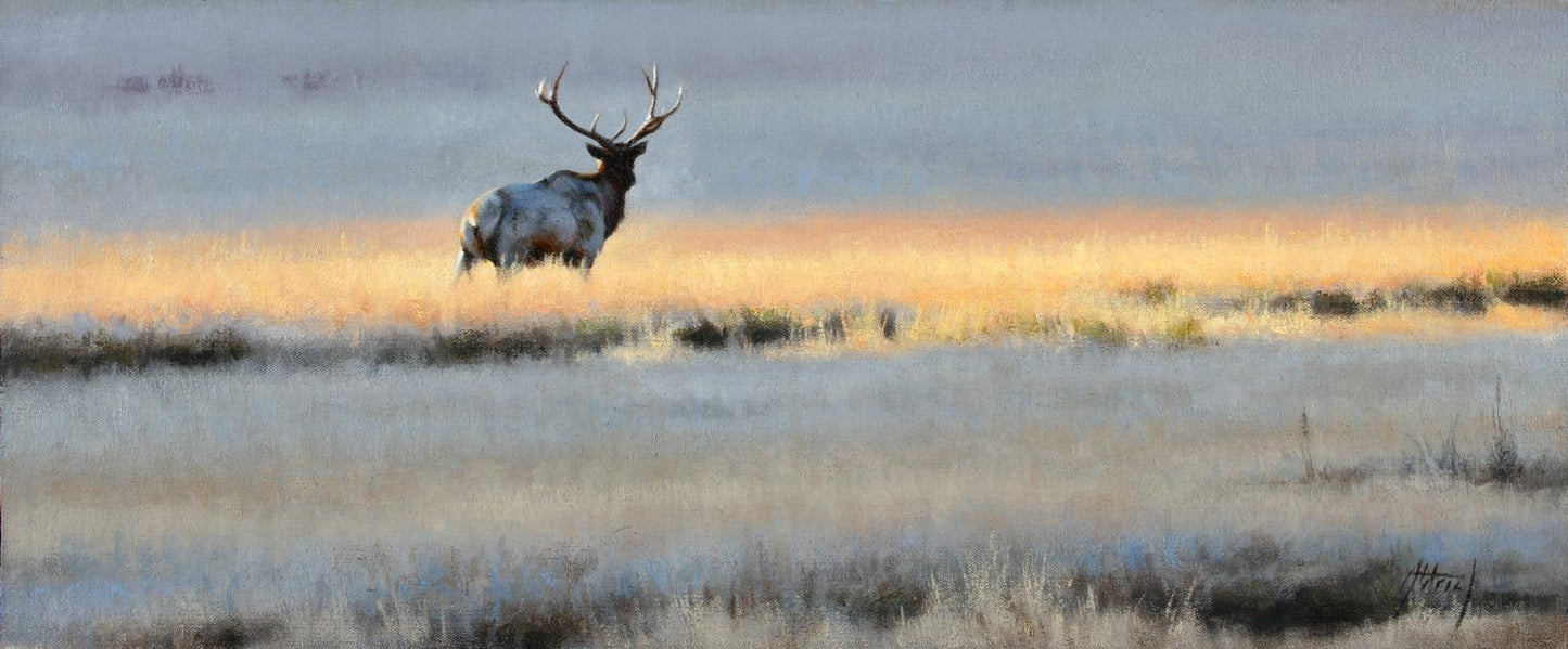 A Light on the Sea of Grass-Painting-Edward Aldrich-Sorrel Sky Gallery
