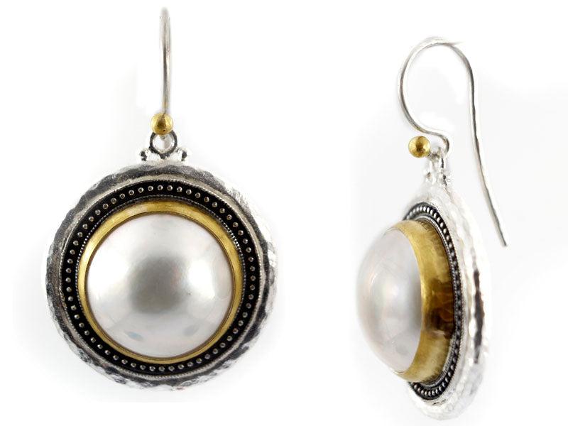 Pearl Gauntlet Earrings