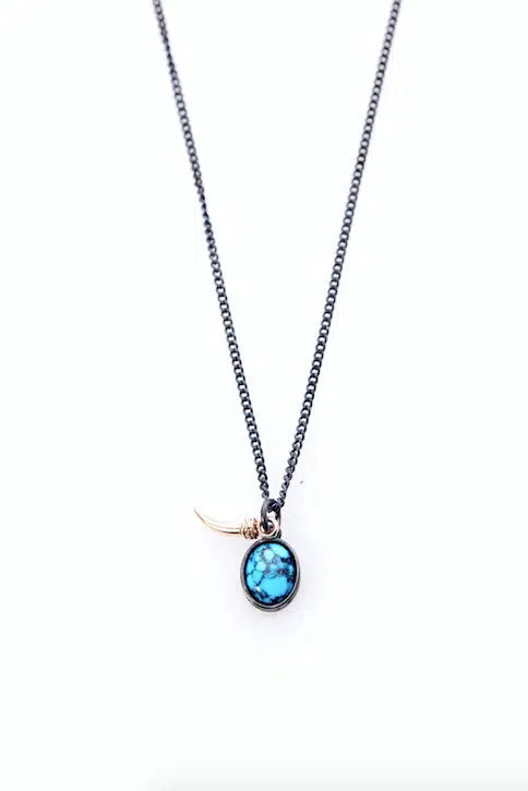 Tusk & Turquoise Necklace
