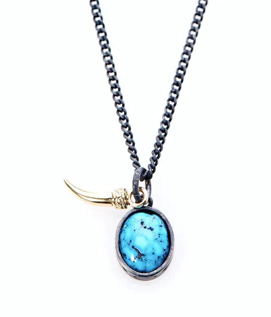 Tusk & Turquoise Necklace